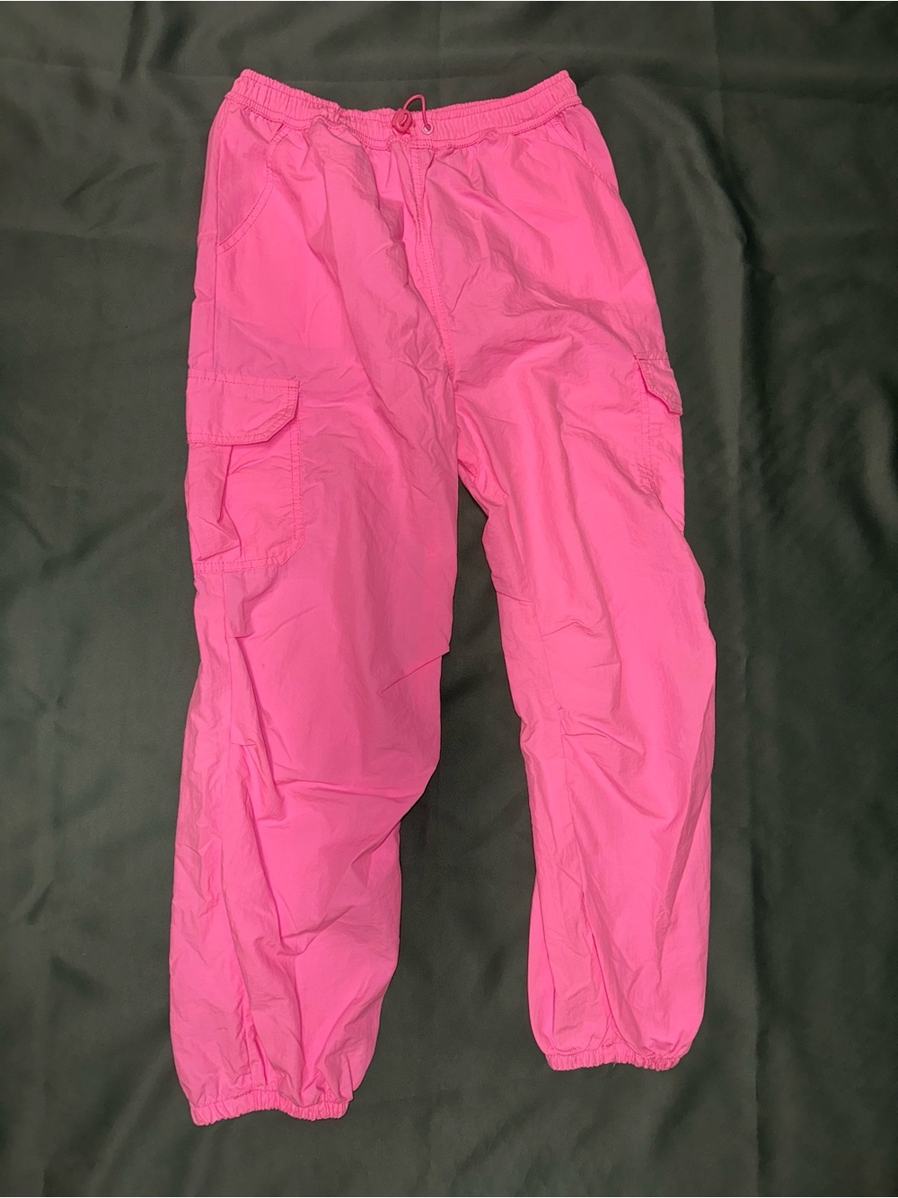 Girls' Bright Pink Cargo Jogger Pants - Kids Bottoms
